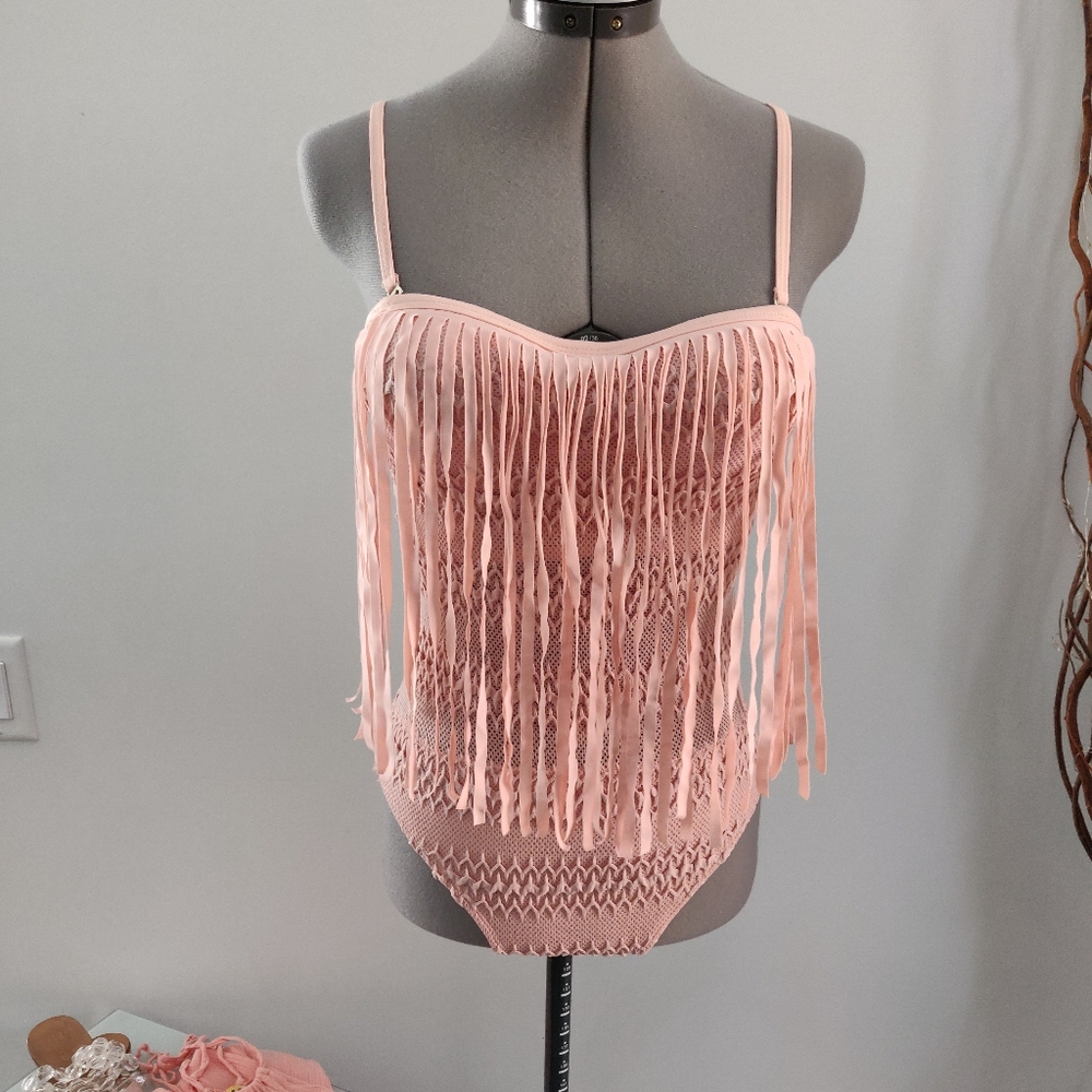 Flirty Fringe swimsuit